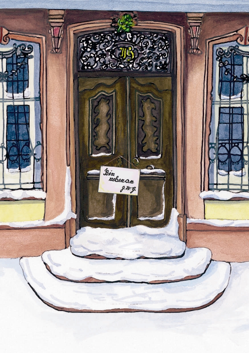 Adventskalender Romantik Rückseite